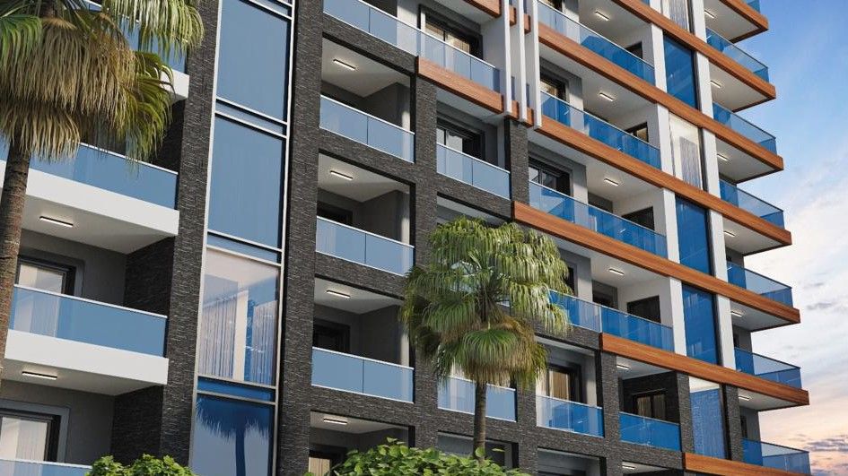 Стильные апартаменты 1+1, 2+1 и 3+1  в Махмутларе