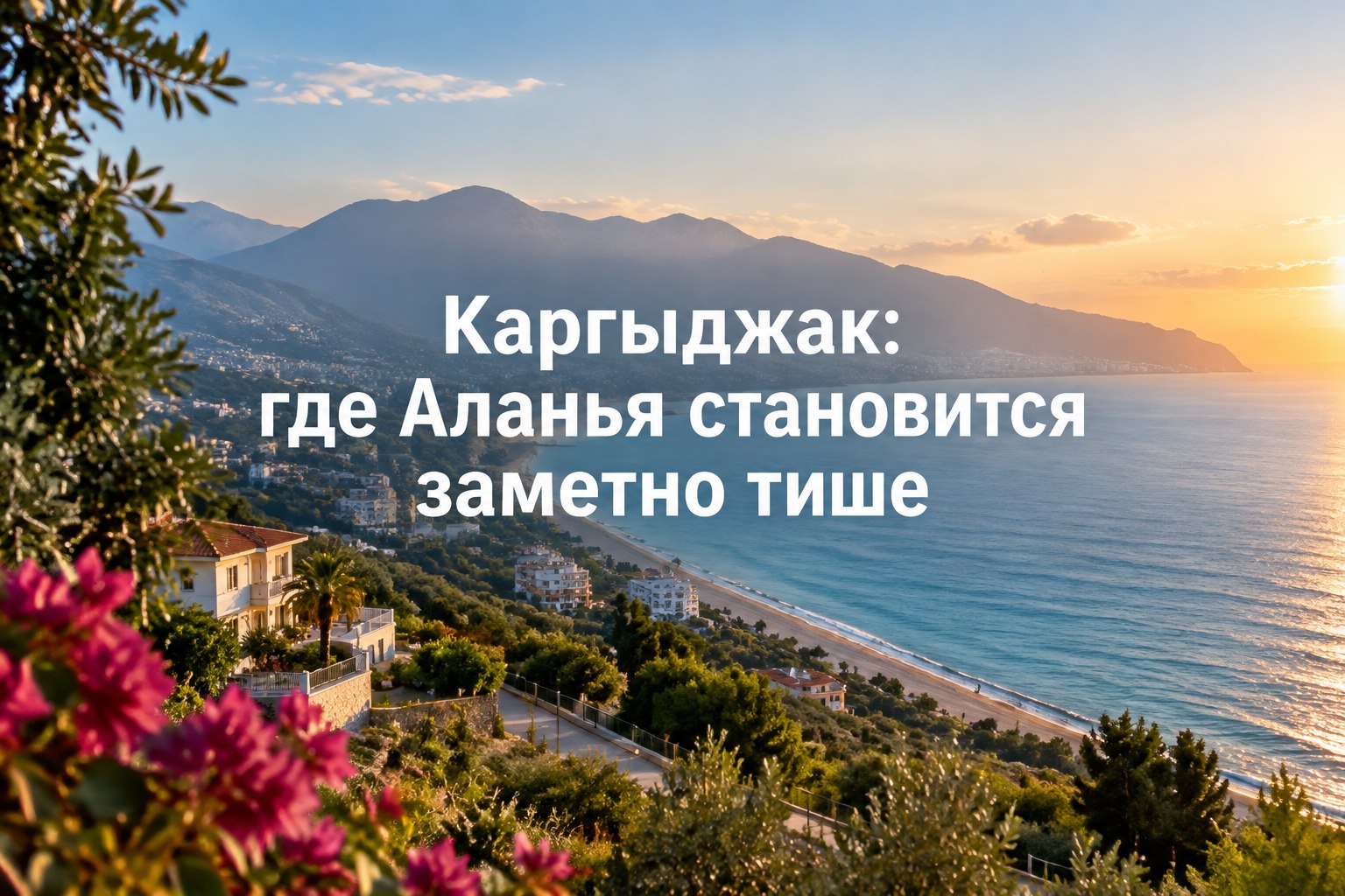 Каргыджак: где Аланья тише и спокойнее