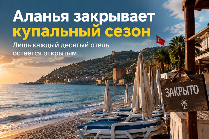 Алания закрывает купальный сезон