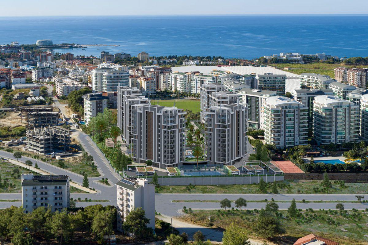 Новые квартиры 2+1 в районе Авсаллар, Аланья