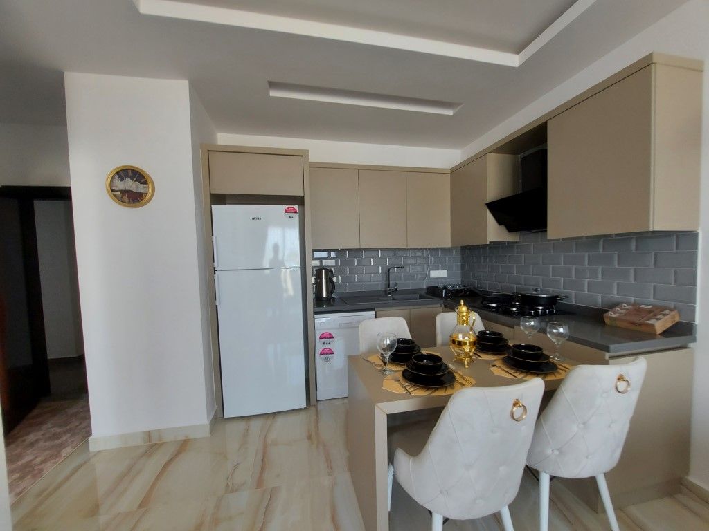 Новая квартира 1+1 в Каргыджаке с мебелью и техникой
