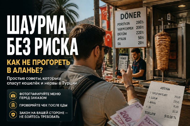 Как не прогореть на шаурме в Аланье: советы