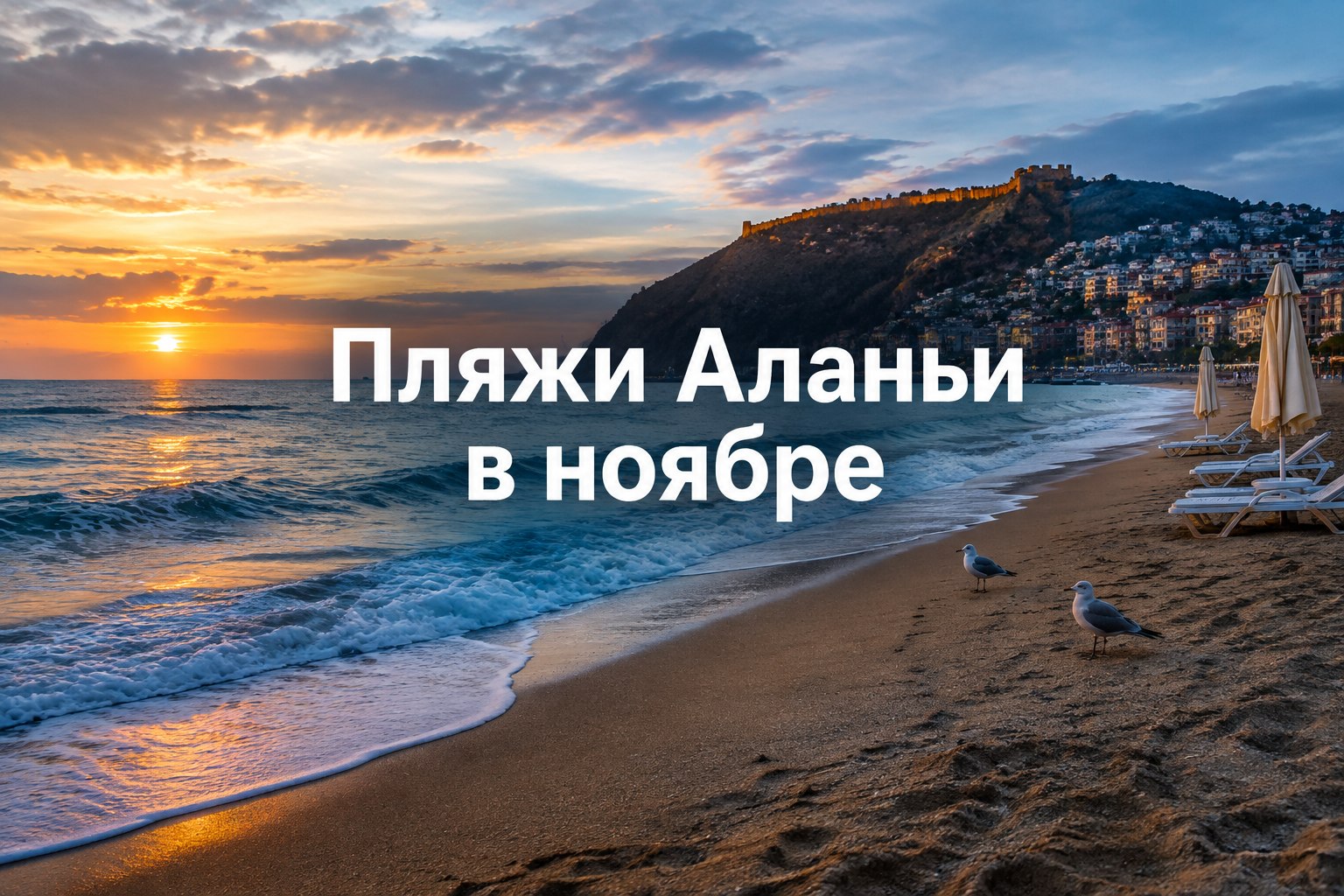 Что происходит с пляжами Аланьи в ноябре
