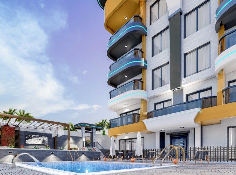 Новые квартиры рядом с пляжем в Кестеле - Алания