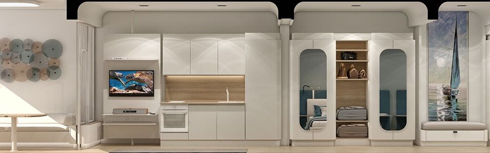 Апартаменты 1+1 в новом ЖК - Кестель