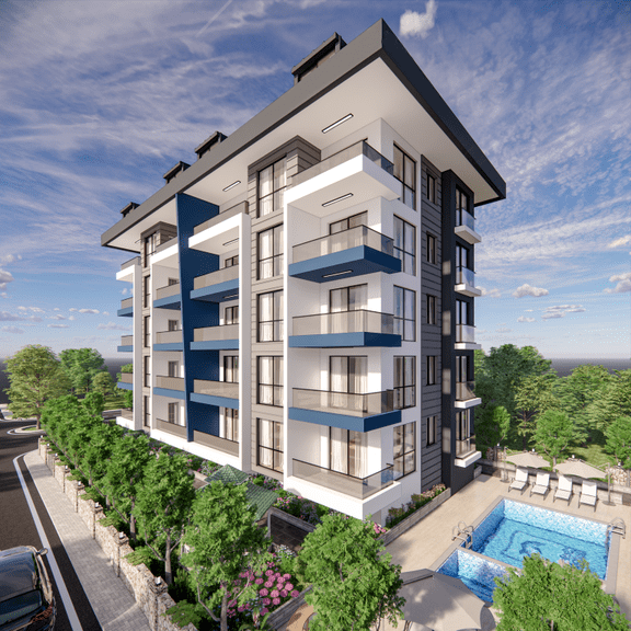 Новый проект жилого комплекса в районе Джикджилли