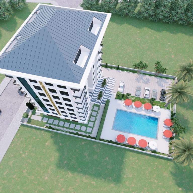 Новый проект жилого комплекса в районе Авсаллар Алания
