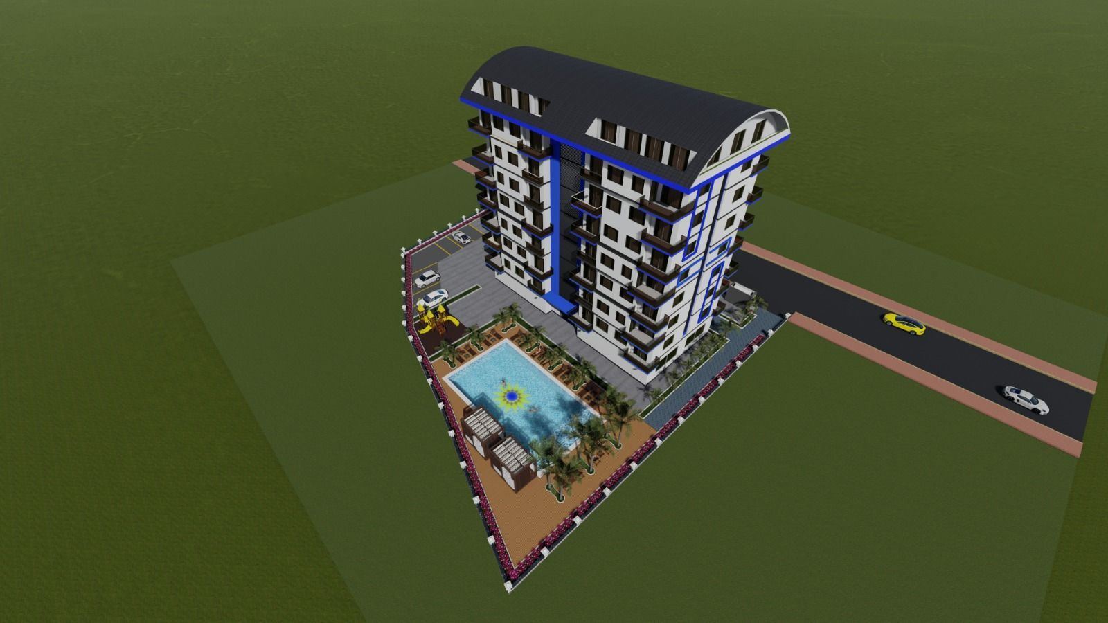 Апартаменты в строящемся ЖК района Авсаллар