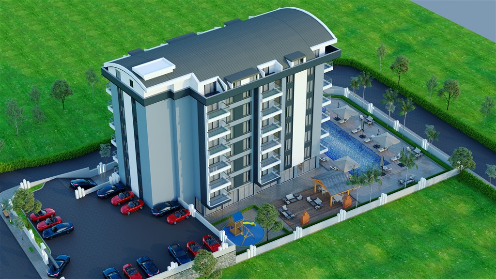 Новые квартиры в городе Газипаша, Алания