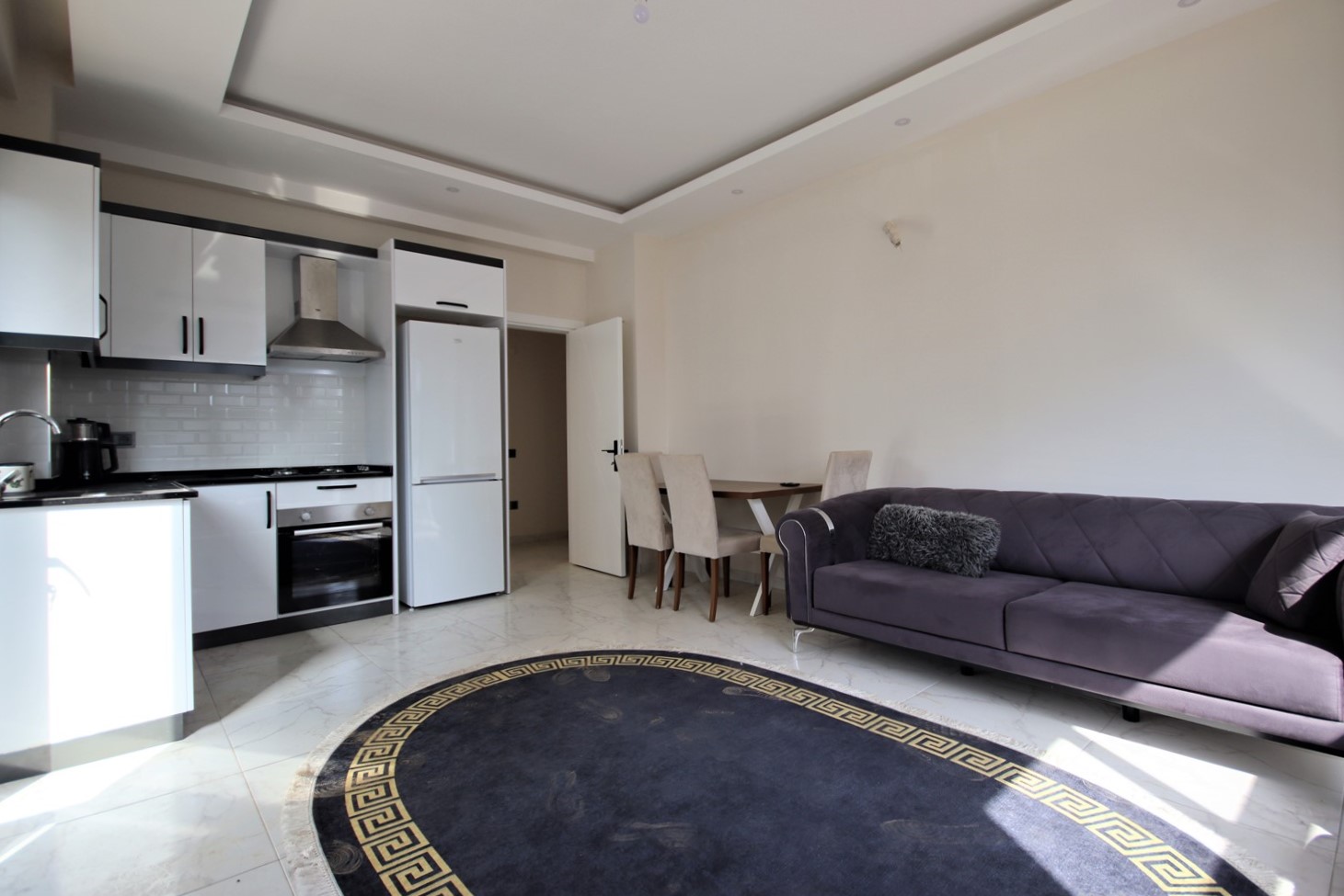 Новые апартаменты 1+1 с мебелью в районе Оба - Турция