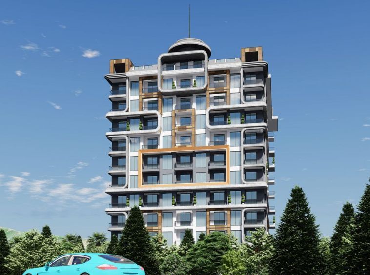 Новые квартиры в Тосмур - этап стройки - Алания
