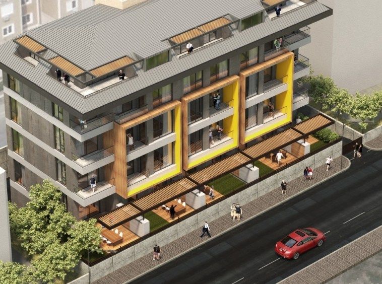 Новые квартиры 1+1, 2+1 и 3+1 в центре Аланьи