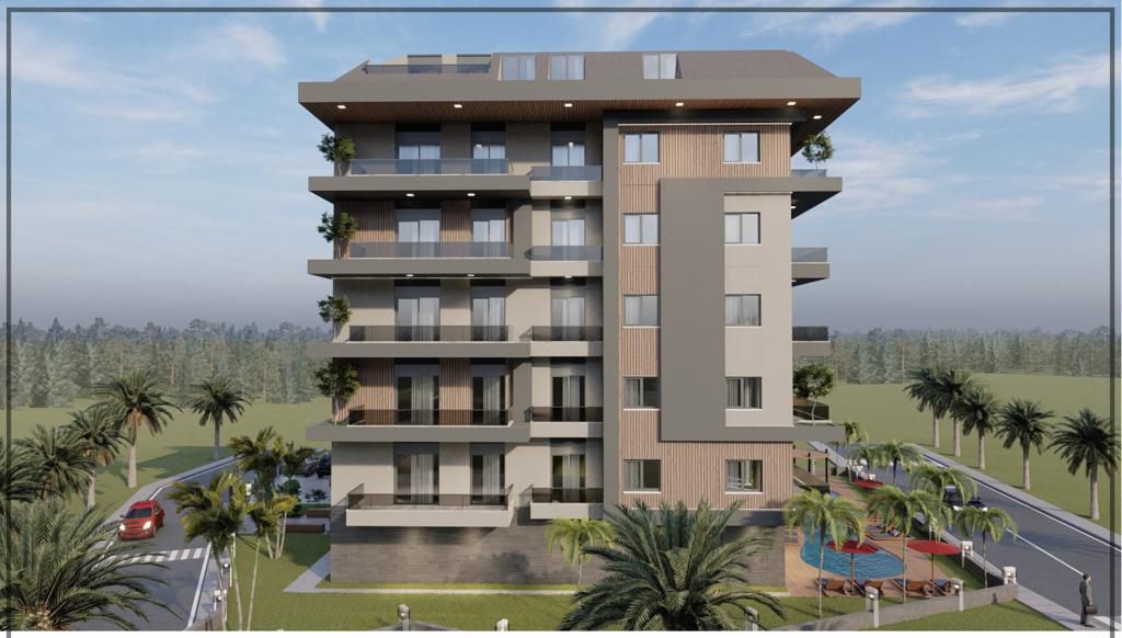 Новый жилой комплекс в районе Джикджилли - Алания