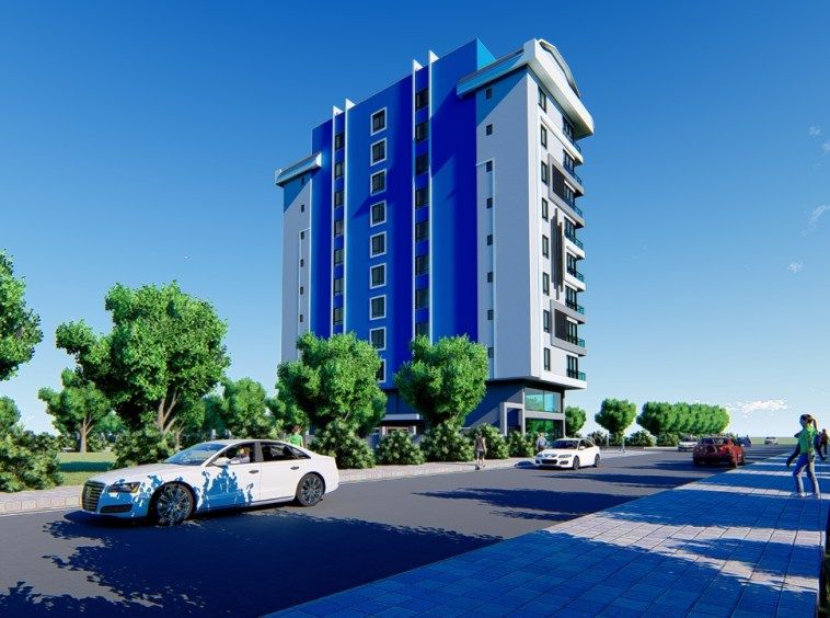 Новые квартиры 1+1 и 2+1 в Махмутлар - Алания