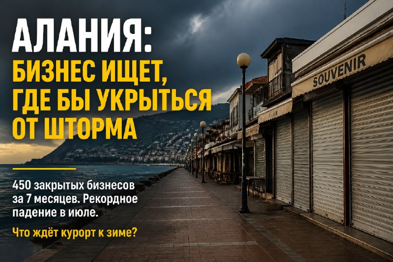 Алания: бизнес ищет укрытие от шторма