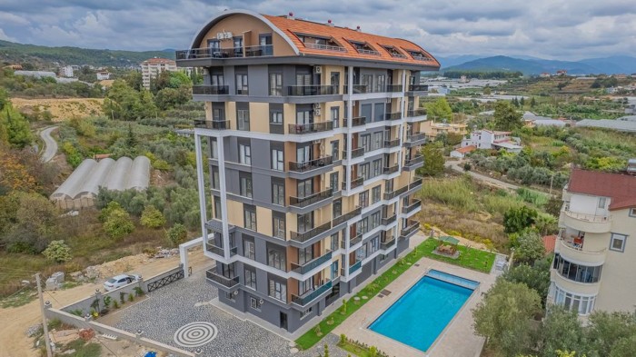 Новая квартира 1+1 в Алании, Авсаллар