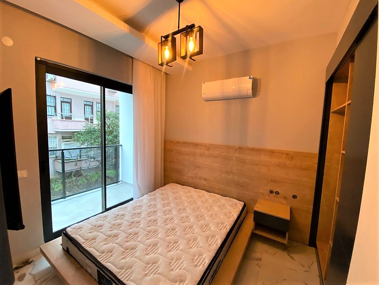 Новая квартира 1+1 в центре Аланьи, Турция