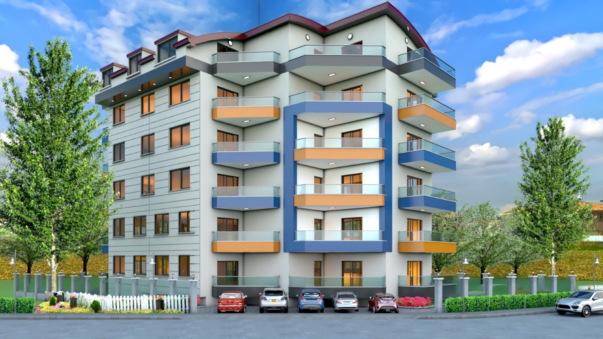 Двухкомнатная квартира в районе Махмутлар - новый дом