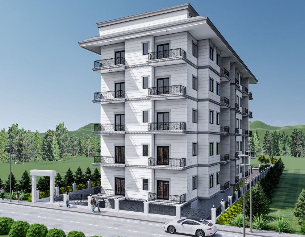 Новый бюджетный жилой комплекс в Махмутларе