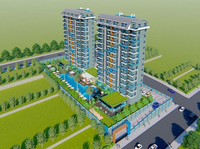 Новые квартиры в центре Махмутлара - Алания