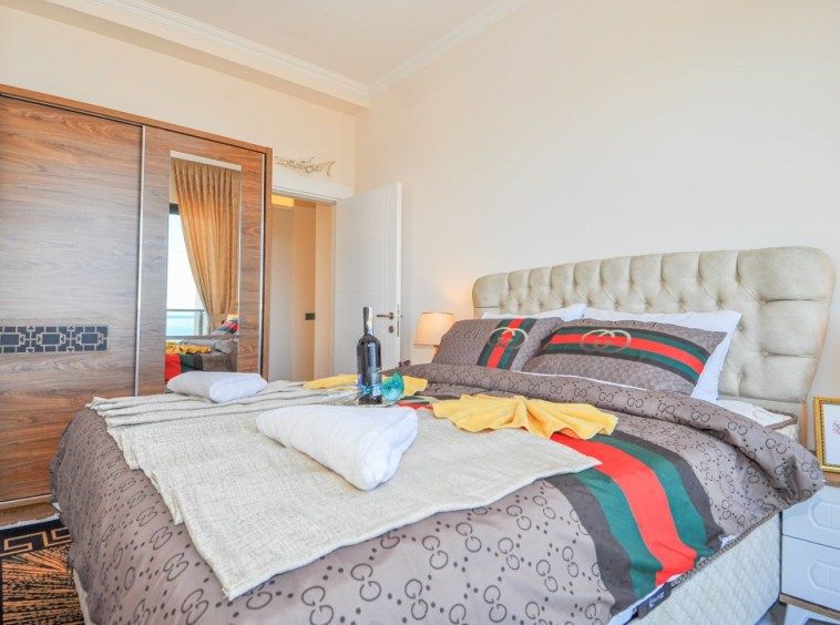 Меблированная квартира с видом на море в Каргыджаке