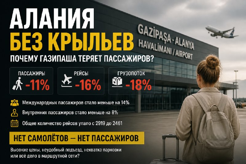 Газипаша теряет пассажиров: причины