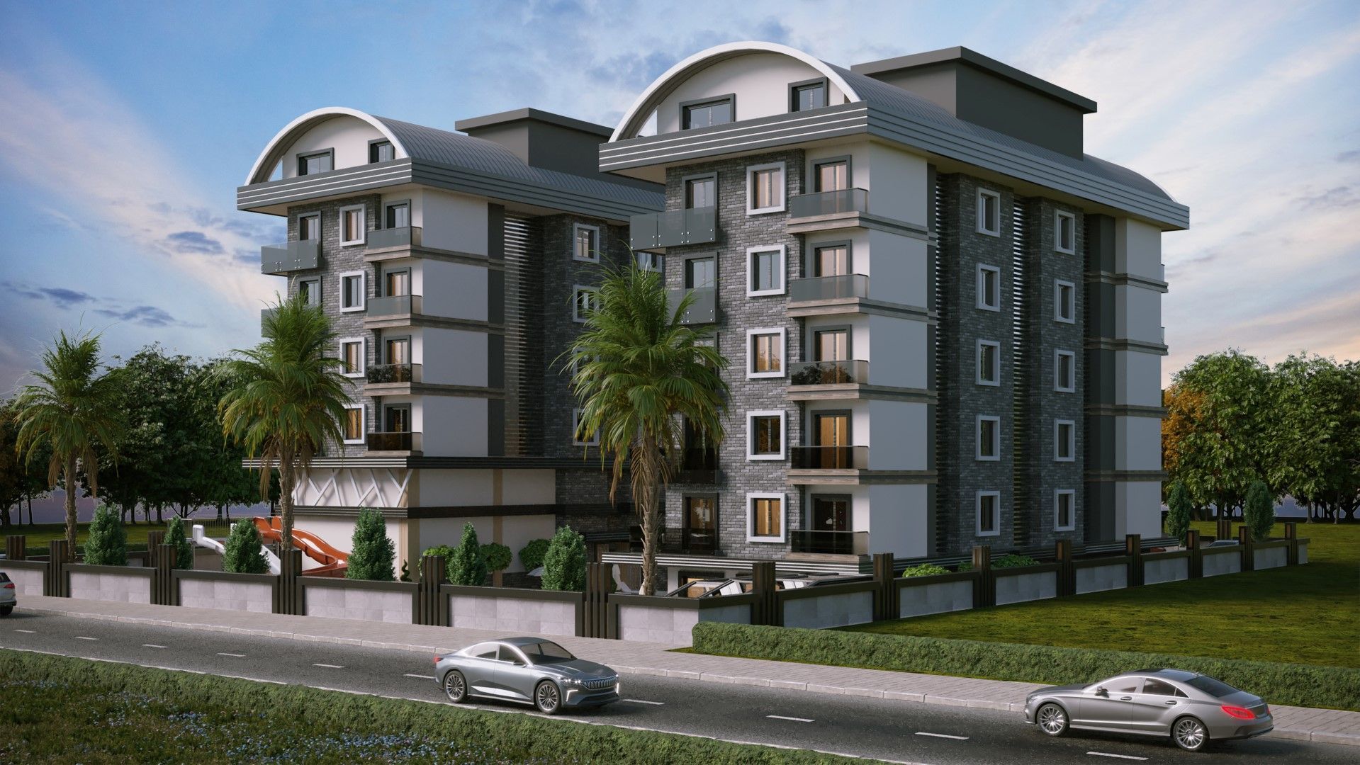 Новые квартиры 1+1 и 2+1 в районе Каргыджак - Аланья