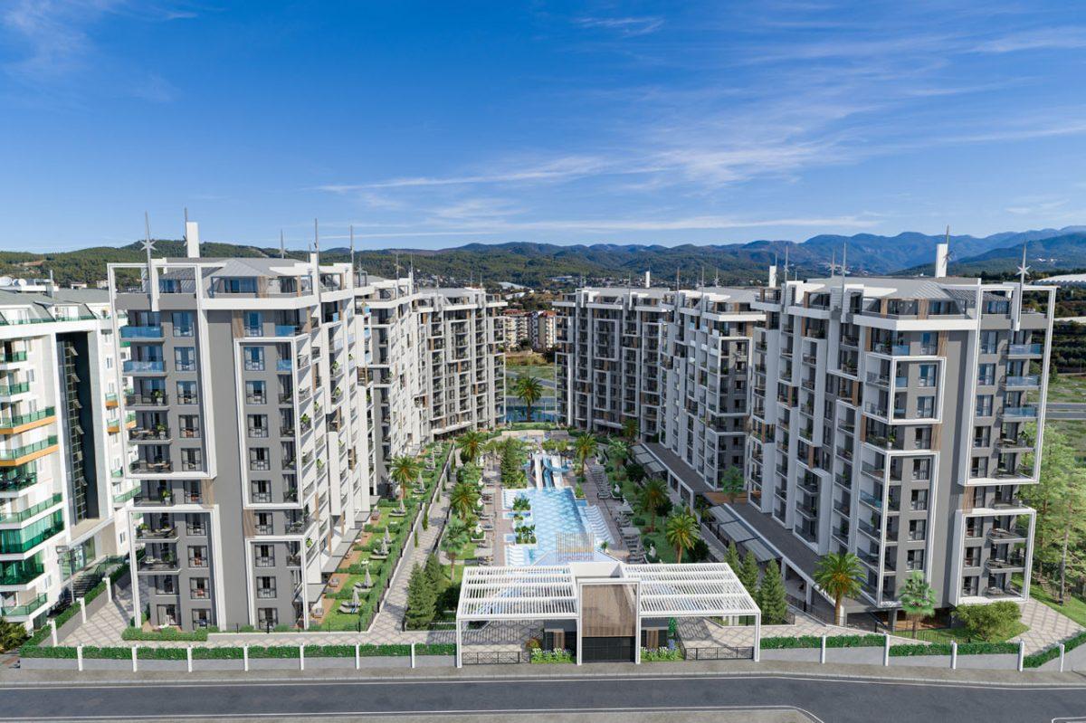 Новые квартиры 2+1 в районе Авсаллар, Аланья