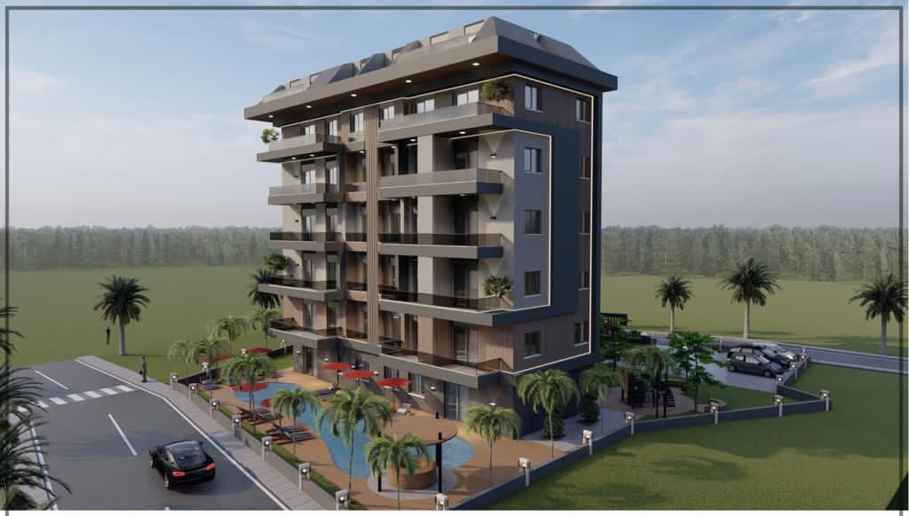 Новый жилой комплекс в районе Джикджилли - Алания