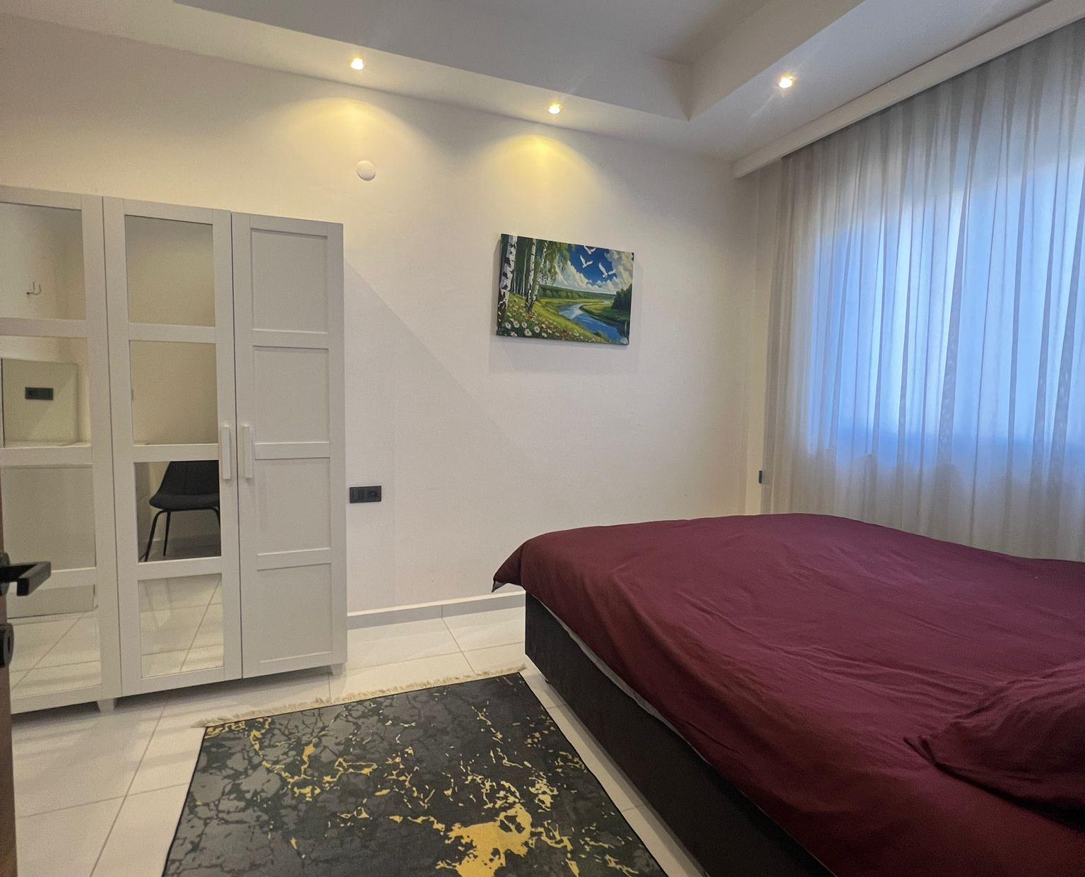 Меблированные апартаменты 2+1 в Махмутларе, Аланья