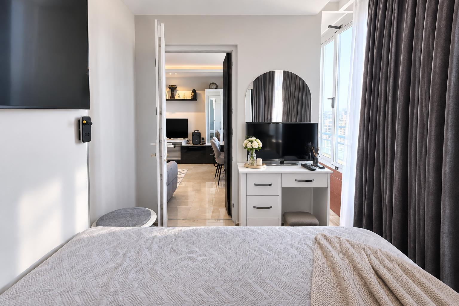 Меблированная квартира в Махмутлар - вид на горы