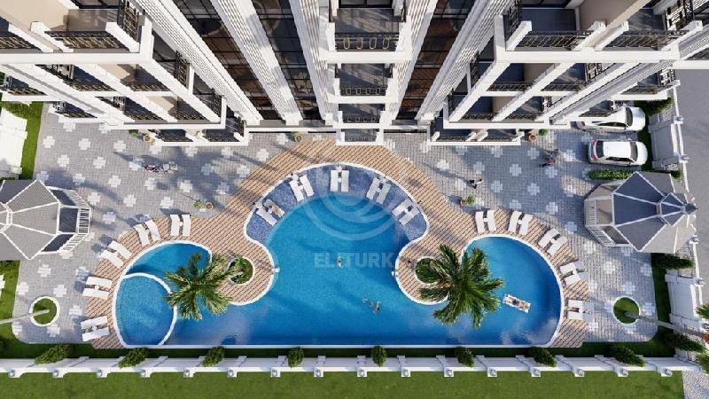 Новые апартаменты 1+1 в Авсаллар - Алания