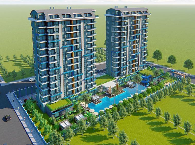 Новые квартиры в центре Махмутлара - Алания