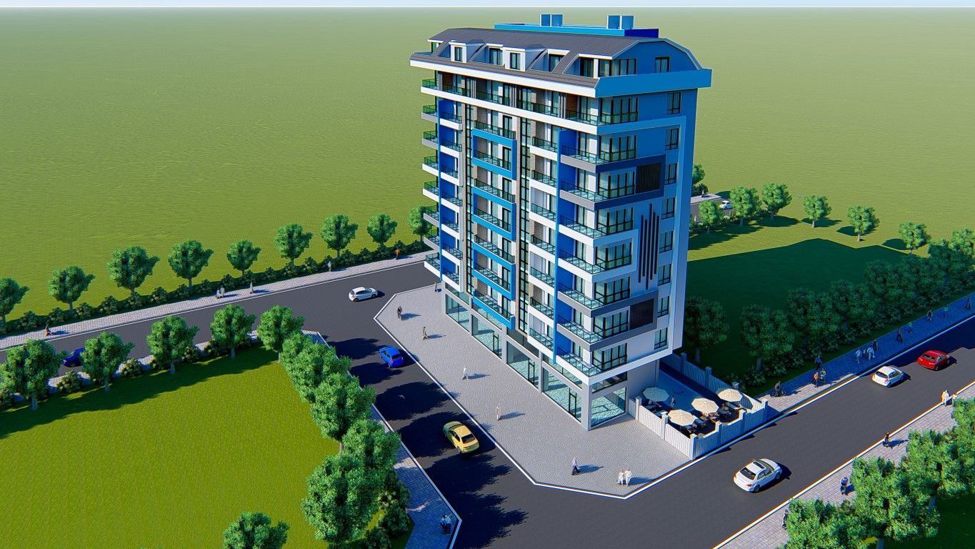 Новые квартиры в Алании  - район Махмутлар