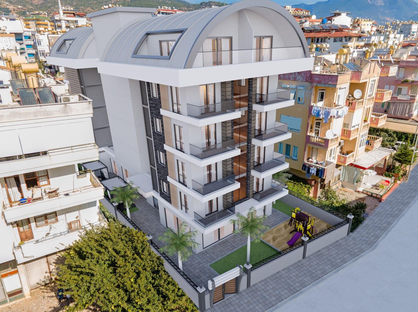Новые квартиры в центре Алании - 150 метров от моря
