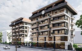 Новые квартиры 1+1 и 2+1 в Махмутларе - Алания