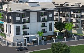 Новые квартиры в Аланье на этапе стройки